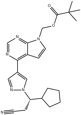 芦可替尼 结构式