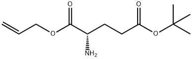 L-Glutamic acid, 5-(1,1-dimethylethyl) 1-(2-propen-1-yl) ester 结构式
