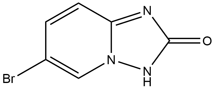 6-Bromo[1,2,4]triazolo[1,5-a]pyridin-2(3H)-one 结构式