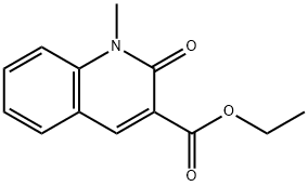 3-Quinolinecarboxylic acid, 1,2-dihydro-1-methyl-2-oxo-, ethyl ester 结构式