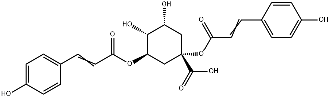 1,5-对香豆酰奎宁酸 结构式