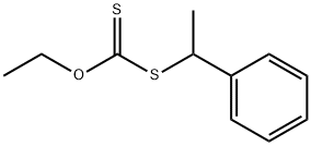 O-乙基S-(1-苯基乙基)二硫代碳酸酯 结构式