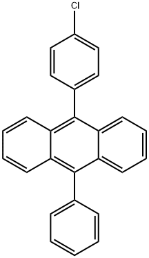 9-(4-CHLOROPHENYL)-10-PHENYLANTHRACENE 结构式