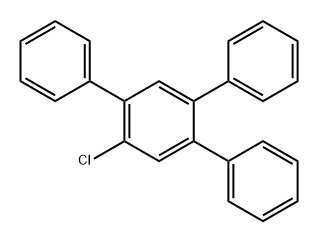 4'-氯-5'-苯基-1,1':2',1''-三联苯 结构式
