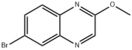 6-溴-2-甲氧基喹喔啉 结构式