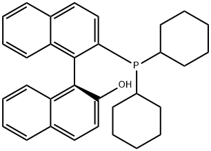 2'-(二环己基膦基)-[1,1'-联萘]-2-醇 结构式