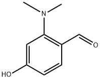 2 - (二甲氨基) - 4 -羟基苯甲醛 结构式