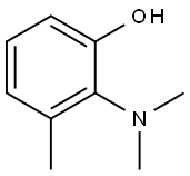 2-(DIMETHYLAMINO)-3-METHYLPHENOL 结构式