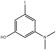 Phenol, 3-(dimethylamino)-5-iodo- 结构式