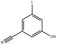 3-羟基-5-碘苄腈 结构式