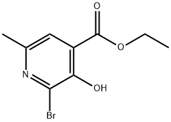 Ethyl 2-bromo-3-hydroxy-6-methylisonicotinate 结构式