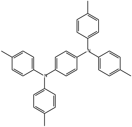 N、 N,N',N'-四-4-甲苯基对苯二胺 结构式