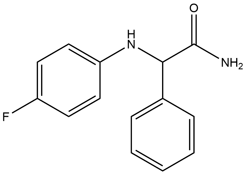 Benzeneacetamide, α-[(4-fluorophenyl)amino]- 结构式