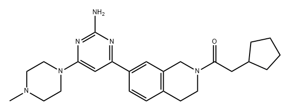 化合物 INCB38579 结构式