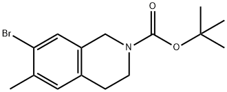 Tert-butyl7-bromo-6-methyl-3,4-dihydroisoquinoline-2(1H)-carboxylate