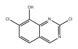 2,7-二氯喹唑啉-8-醇 结构式