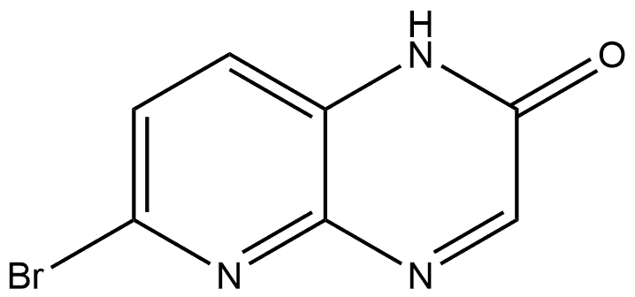 6-溴吡啶并[2,3-B]吡嗪-2(1H)-酮 结构式