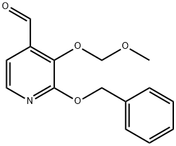 4-Pyridinecarboxaldehyde, 3-(methoxymethoxy)-2-(phenylmethoxy)- 结构式