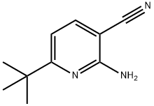 2-氨基-6-(叔丁基)烟腈 结构式