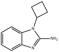 1-cyclobutyl-1H-1,3-benzodiazol-2-amine 结构式