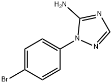 1-(4-溴苯基)-1H-1,2,4-三唑-5-胺 结构式