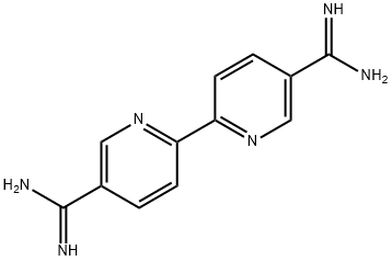 [2,2'-Bipyridine]-5,5'-dicarboximidamide 结构式