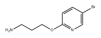 1-Propanamine, 3-[(5-bromo-2-pyridinyl)oxy]- 结构式