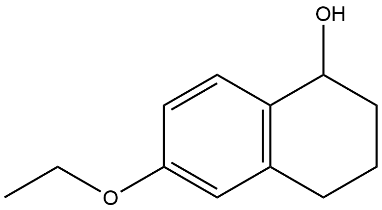 6-Ethoxy-1,2,3,4-tetrahydro-1-naphthalenol 结构式