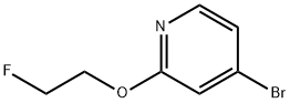 4-溴-2-(2-氟乙氧基)吡啶 结构式