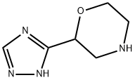 Morpholine, 2-(1H-1,2,4-triazol-5-yl)- 结构式