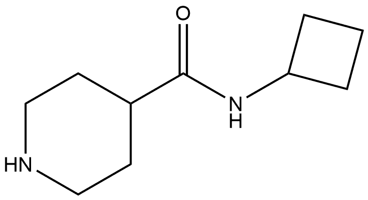 4-(cyclobutylcarbamoyl)piperidin 结构式