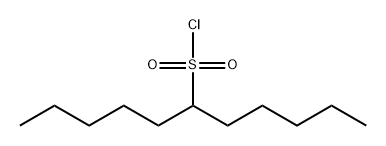 十酮烷-6-磺酰氯 结构式