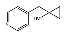 1-(吡啶-4-基甲基)环丙醇 结构式