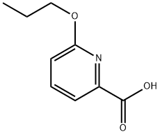 6-丙氧基吡啶甲酸 结构式