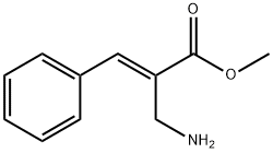 2-Propenoic acid, 2-(aminomethyl)-3-phenyl-, methyl ester, (2E)- 结构式