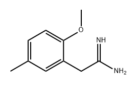 2-(2-甲氧基-5-甲基苯基)乙亚胺 结构式