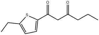 1-(5-乙基噻吩-2-基)己烷-1,3-二酮 结构式