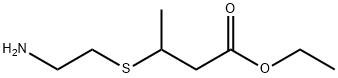 3-((2-氨基乙基)硫代)丁酸乙酯 结构式