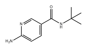 6-氨基-N-(叔丁基)烟酰胺 结构式