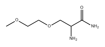 2-氨基-3-(2-甲氧基乙氧基)丙酰胺 结构式