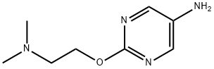 2-(2-(二甲氨基)乙氧基)嘧啶-5-胺 结构式