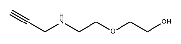 2-[2-(2-PROPYN-1-YLAMINO)ETHOXY]- ETHANOL 结构式