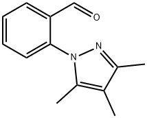 2-(3,4,5-三甲基-1H-吡唑-1-基)苯甲醛 结构式