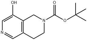 2,6-Naphthyridine-2(1H)-carboxylic acid, 3,4-dihydro-8-hydroxy-, 1,1-dimethylethyl ester 结构式