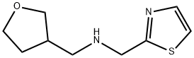 (四氢呋喃-3-基)甲基][(1,3-噻唑-2-基)甲基]胺 结构式