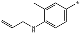 4-溴-2-甲基-N-(丙-2-烯-1-基)苯胺 结构式