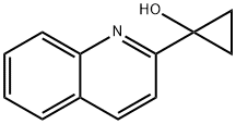 Cyclopropanol, 1-(2-quinolinyl)- 结构式