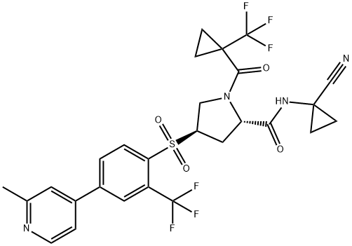 化合物 RO5461111 结构式