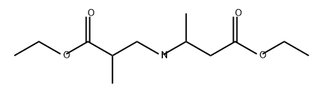 Butanoic acid, 3-[(3-ethoxy-2-methyl-3-oxopropyl)amino]-, ethyl ester 结构式