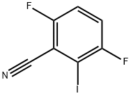 3,6-二氟-2-碘苯甲腈 结构式